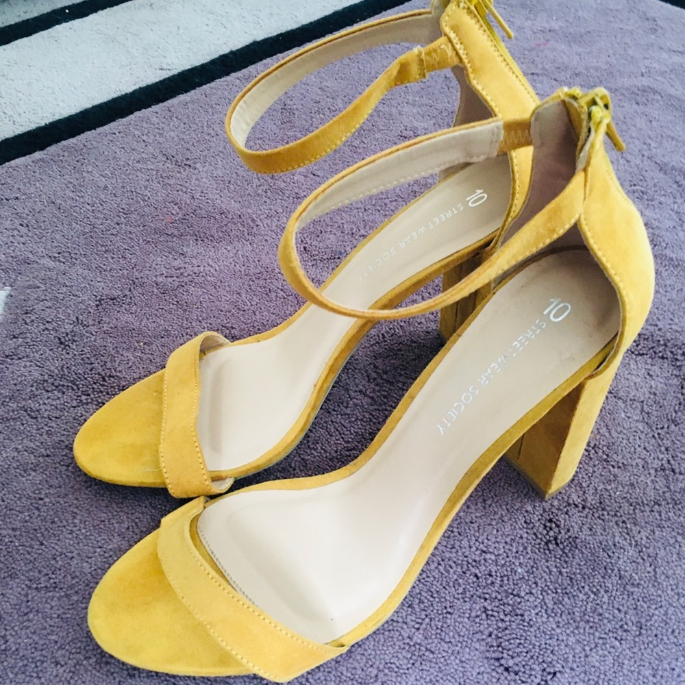 Yellow sandals